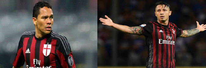 Milan, ecco il dubbio di Montella: Bacca o Lapadula?