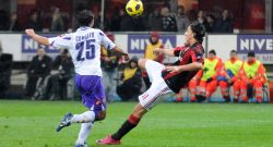 Ibrahimovic e quella spettacolare rovesciata contro la Fiorentina: guarda l'eurogol dello svedese [VIDEO]