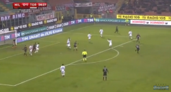 Milan-Torino, Kucka sfiora il gol con una gran bordata da fuori area! [VIDEO]