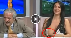 Marika Fruscio fuori di seno a 7 Gold, il milanista Crudeli non trattiene lo sguardo [VIDEO]