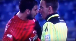 Lazio-Milan: Donnarumma faccia a faccia con Mazzoleni protesta per il rigore [VIDEO]