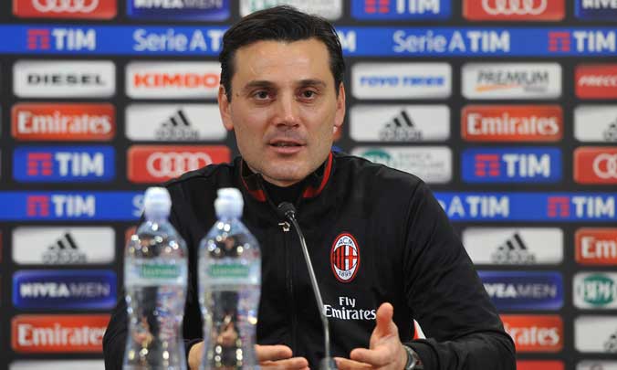 Montella: "Atalanta e Lazio sono più forti di noi. Io alla Roma? Ecco il mio futuro. Su Suso, Bacca e Romagnoli..."