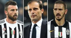 Juve, malumori dopo Cardiff: Bonucci voleva Barzagli fuori all'intervallo