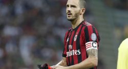 Milan, niente riposo per Bonucci: questa sera decima gara consecutiva da titolare