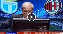 La Lazio umilia il Milan, Crudeli sotto shock: guardate cosa combina! [VIDEO]