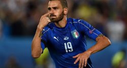 Bonucci ammonito durante Spagna-Italia: salterà la partita contro Israele