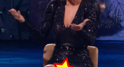Belen Rodriguez, slip in vista a ‘Chi ha incastrato Peter Pan’ di Bonolis [VIDEO]