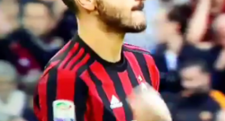 Milan-Roma, lo strano gesto di Bonucci che impazza sul web [VIDEO]