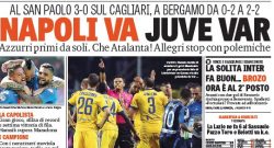 [ML] - Gazzetta dello Sport: prima pagina del 2 ottobre 2017