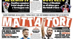 [ML] - Gazzetta dello Sport: prima pagina del 30 ottobre 2017