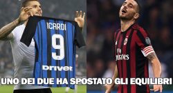 [CMM] - Derby, l'ironia social per Inter-Milan. Icardi e Bonucci protagonisti assoluti. Tutte i meme e le FOTO