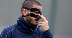 Italia, frattura di lieve entità al setto nasale per Bonucci: contro la Svezia ci sarà. De Rossi verso l'esclusione