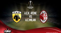 [ML] - AEK Atene-Milan 0-0: match iniziato, seguitelo con noi! – LIVE