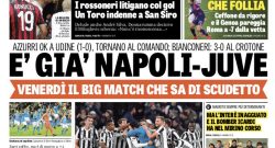 [ML] - Gazzetta dello Sport: prima pagina del 27 novembre 2017