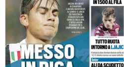 [ML] - Tuttosport: prima pagina del 2 novembre 2017