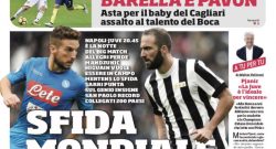 [ML] - Corriere dello Sport: la prima pagina del 1° dicembre 2017
