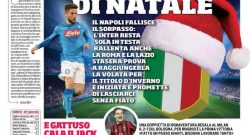 [ML] - Corriere dello Sport: prima pagina dell’11 dicembre 2017