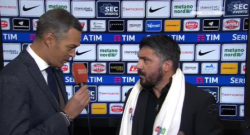 Gattuso a Premium Sport: “Abbiamo fatto una figuraccia, il secondo gol ci ha tagliato le gambe”