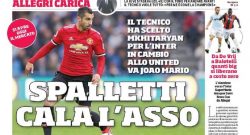 [ML] - Corriere dello Sport: prima pagina del 3 gennaio 2018