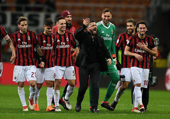 Svolta Gattuso: Milan imbattuto, il 2018 è l’anno della rinascita