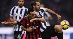 Juventus, Chiellini e Alex Sandro in forte dubbio per il Milan
