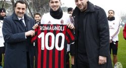 Romagnoli, 100^ presenza in rossonero. Mirabelli: “Pilastro del Milan”