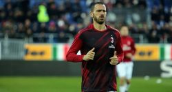 Milan, Bonucci è diffidato: rischia di saltare la Juventus
