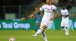 Sky – Milan, problema fisico per Romagnoli: la situazione