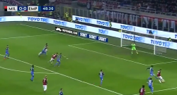 Sempre Piatek, rossoneri in vantaggio! Milan 1 Empoli 0 [VIDEO]