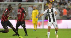 Juventus, infortunio muscolare per Dybala: out contro il Milan?