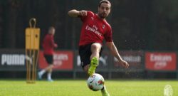 Milanello, buone notizie: Bonaventura e Caldara in gruppo