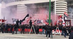 San Siro, nel pre partita di Milan-Cagliari verranno trasmessi dagli altoparlanti i cori della Curva Sud