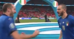 Bonucci in trance agonistica esulta senza freni a Wembley: “Ce lo succh***o”